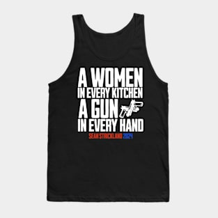 A-Woman-In-Every-Kitchen-A-Gun-In-Every-Hand Tank Top